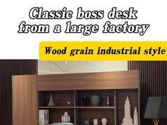 Table de meubles de bureau moderne pour 4 personnes avec baffle avant pour la confidentialité