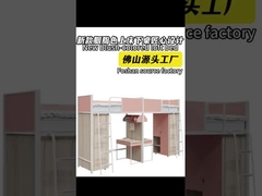 lits superposés de couleur rouge