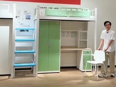 Stable robuste, polyvalent et de haute sécurité lit sous la table appartement étudiant