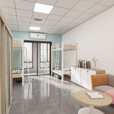 acheter Appartement École Dortoir en acier Lit de chevet de Myidea Noir Blanc Gris Soutien personnalisation online manufacture
