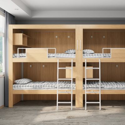 acheter 4000 X 900 X 2400 mm Couleur en bois Lit de chevet de mode Pour l'auberge de jeunesse Support personnalisation online manufacture