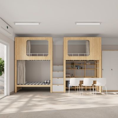 acheter Lit de rangement avec armoire de rangement en bois 4600 x 900 x 2400 mm online manufacture