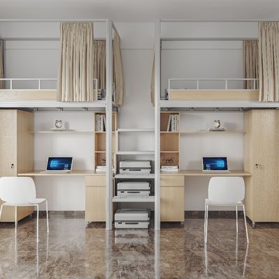 acheter Utilisation de l'espace et de la sécurité lit double solide sous la table lit appartement soutien personnalisation online manufacture
