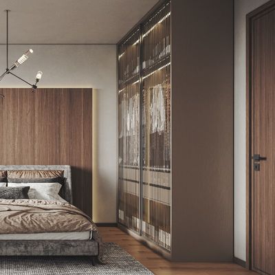 Acheter Soutien à la personnalisation Des meubles d'appartement élégants et pratiques de grand espace avec portes vitrées armoire en bois online manufacture
