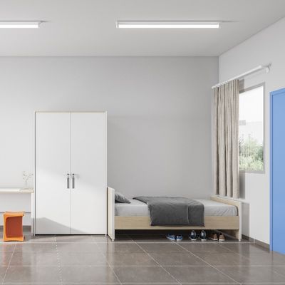 acheter Lit d'étudiant moderne et polyvalent avec support de bureau personnalisé pour les meubles d'appartement online manufacture