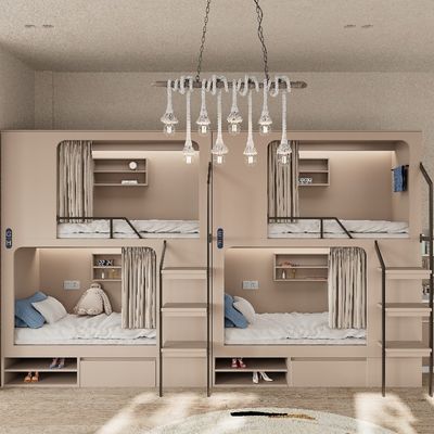 acheter Prise en charge de la personnalisation Appartement moderne Lit en bois avec plateaux de chaussures Assemblage requis Gris/Argent online manufacture