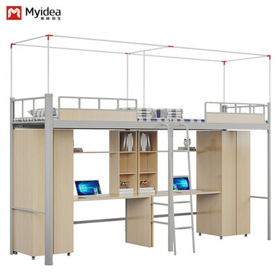 Acheter Prise en charge de la personnalisation Belle et pratique, lit double appartement étudiant avec cadre rideau online manufacture