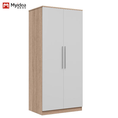 Acheter Armoire de chambre moderne de design simple avec bâton suspendu Ample espace de rangement Panneau de rangement Meubles en bois pour la maison ou le salon Soutien à la personnalisation online manufacture