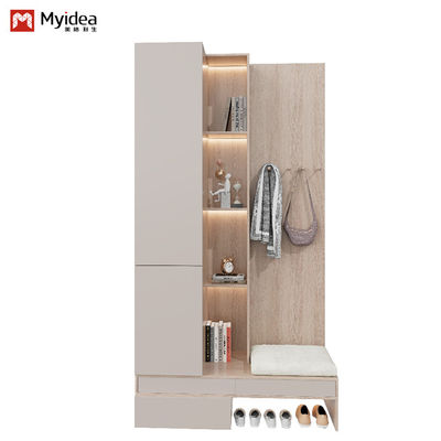 Acheter Armoire à chaussures Armoire à livres avec conception de ceinture de lampe Armoire en une pièce Support personnalisation online manufacture