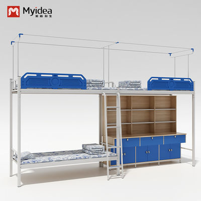 Acheter Dortoir étudiant personnalisable lit d'appartement à trois places et bureau à trois places personnalisable online manufacture