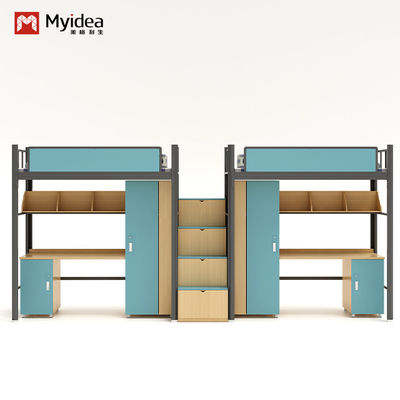 acheter Service d'ODM Lit de rangement pour étudiants avec escaliers et bureau pour l'école online manufacture