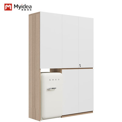 Acheter Soutien à la personnalisation Armoire de chambre moderne avec suffisamment de rangement et bâton suspendu Meubles en bois simples Assemblage facile online manufacture