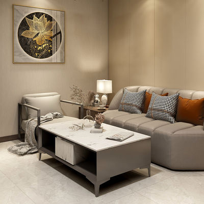 Acheter Moderne de luxe contemporain panneau en bois support personnalisation tables à café polyvalent mobilier de bureau et de salon avec marbre pour le thé et l'hôtel online manufacture