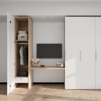 Acheter Meubles de chambre à coucher de conception moderne et simple Armoire métallique avec bâton suspendu Ample espace de rangement Bureau du milieu Salon online manufacture