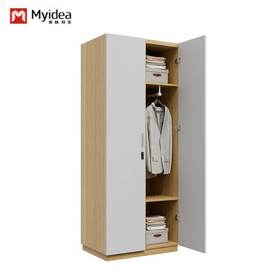 Acheter Soutien à la personnalisation Moderne design simple Armoire de chambre en acier métal avec bâton suspendu Ample espace de rangement Meubles pour la maison pour le salon de l'hôtel online manufacture