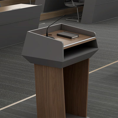 Acheter Prise en charge de la personnalisation Moderne Lectern Panneau en bois Matériaux en acier plastique Scène Grand centre d'événements École Salle de réunion Bureau Hôtel Salle de sport en plein air online manufacture