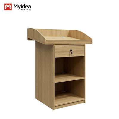acheter Moderne panneau de bois personnalisation du podium pour les salles de réunion commerciales salles de classe auditoriums pour les tables de discours online manufacture