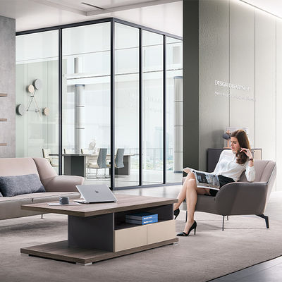 acheter Un canapé en cuir pour bureau moderne pour trois personnes, pour les affaires, pour l'hôtel, pour la réception et la salle de réception online manufacture