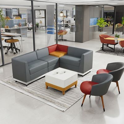 acheter Canapé d'angle petit bureau créatif et décontracté, réception et espace de repos simples et modernes, adapté aux réunions avec les invités, aux établissements de formation et aux stands online manufacture