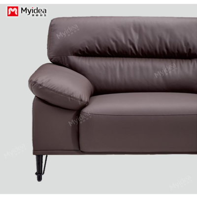 Simple luxury solid wood frame office sofa set lightweight luxury business office furniture library sofa