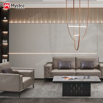 acheter Sofa de bureau moderne simple, salle de réunion, salle VIP, réception d'affaires, salle VIP, zone de négociation et de loisirs, combinaison de canapés online manufacture