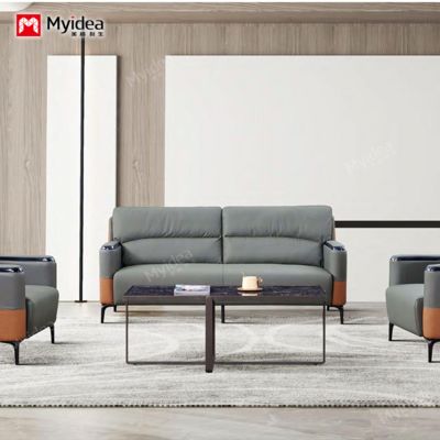 acheter Bureau de réception pour une seule personne, simple, élégant, résistant à la saleté, combiné de loisirs Sofa de bureau, siège professionnel triple online manufacture