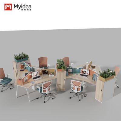 acheter Myidea Grandes armoires de rangement, bureaux, écrans, bureaux et chaises du personnel, jumelés à des bureaux d'ordinateur et meubles de bureau pour plusieurs personnes online manufacture