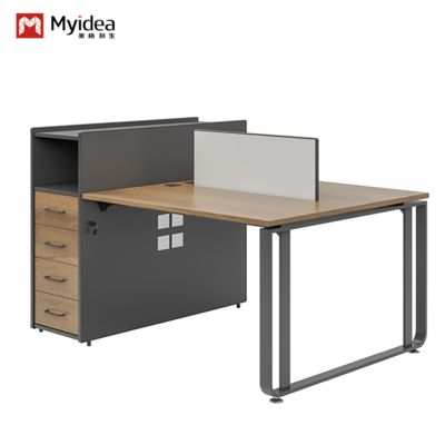 acheter Deux membres du personnel face à face, bureau à quatre tiroirs, écran à couleurs vives, bureau de meubles de bureau online manufacture
