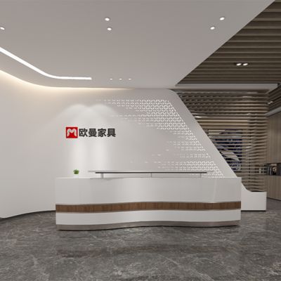 acheter Bureau d'accueil courbé à la peinture cuite, comptoir de bar de l'entreprise, hôpital de beauté, clinique dentaire, comptoir de caisse circulaire, bureau de réception simple et moderne online manufacture