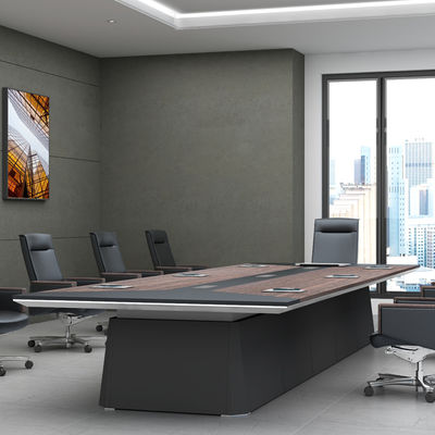 acheter Table de conférence, Salle de réunion, Bureau de travail, Bureau de négociation d'affaires simple et moderne, Grand et long bureau supportant la personnalisation online manufacture