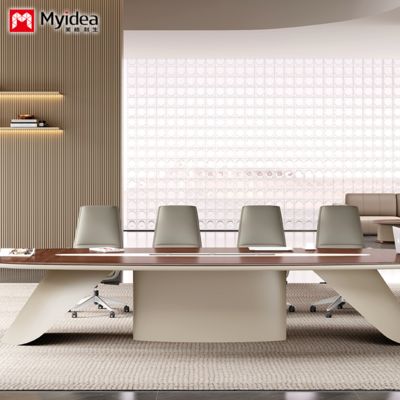 acheter mobilier de bureau personnalisé，bureau d'affaires，grande table de conférence longue，combinaison bureau et chaise de bureau simple et moderne online manufacture