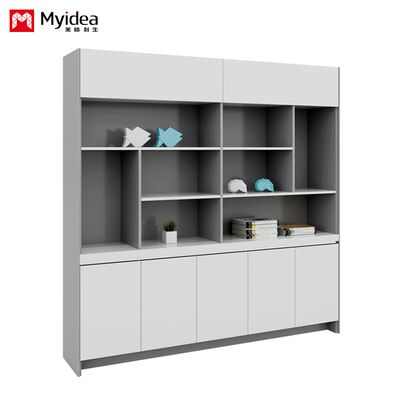 acheter Armoire de bureau pour le patron et le superviseur, armoire de rangement avec une zone de vêtements suspendus, armoire de bureau peinte blanche et brillante online manufacture