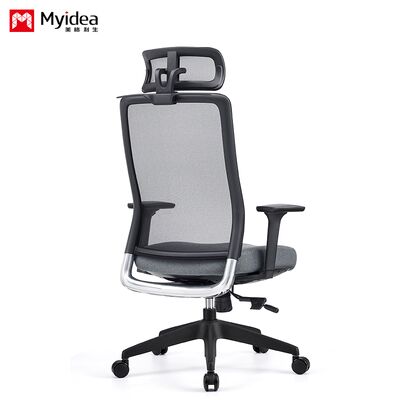customization Office Breathable Mesh Chair with Adijustable Height, Comfortable Headrest, Ergonomic Chair, Mobil Sik Slide Office Chair