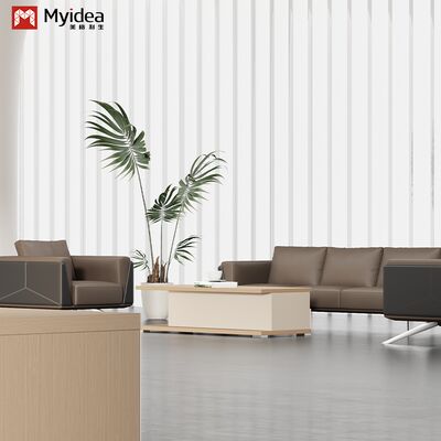 Wood Contemporary Eco-Friendly Commercial Office Double-Drawer Plate Type Panel Table with Melamine