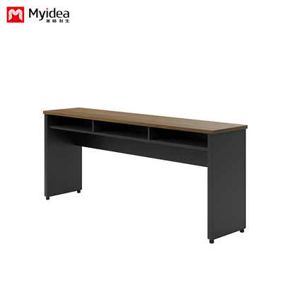 Fixed Training Table, Melamine Board Material, Conference Room Desk for Office & Meeting Use