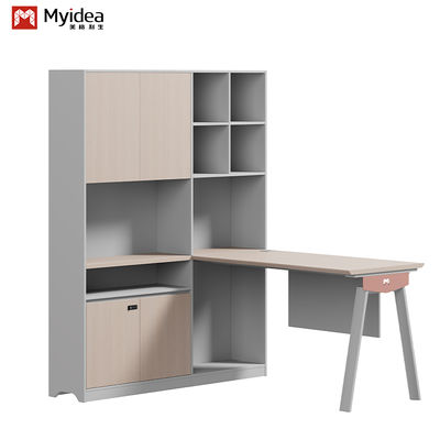 acheter Bureau de superviseur de couleur claire, bureau d'écriture pour une seule personne avec bureau principal, bureau d'ordinateur online manufacture