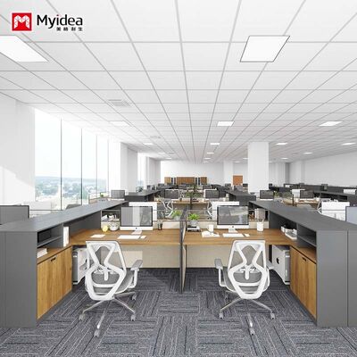 Acheter personnalisation Bureau pour un seul employé contemporain Combinaison de bois métallique durable Meubles modulaires de bureau modernes online manufacture