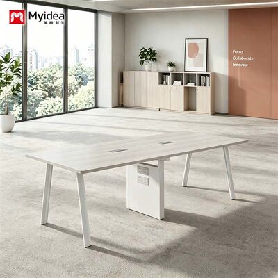 acheter Tableau de conférence moderne avec des jambes en acier en forme de A. Esthétique minimaliste, cadre en acier résistant et construction robuste pour les espaces de travail professionnels. online manufacture