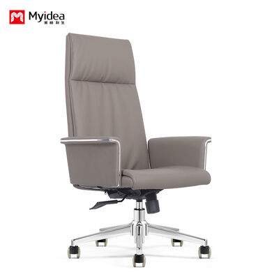 Acheter Fauteuil de bureau exécutif de luxe en cuir – Fabriqué en cuir de première qualité, doux mais résistant, doté d'un réglage pneumatique de la hauteur du siège et d'un contrôle d'inclinaison/tension fluide pour un confort tout au long de la journée online manufacture