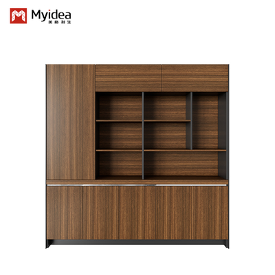 Classeur en bois, meuble de rangement à grille, présentoir au sol, bibliothèque de bureau, meuble de rangement