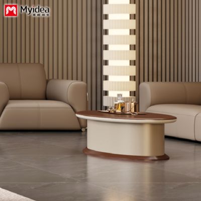 Personnalisation Table basse de bureau luxueuse Bureau de réception à la mode pour la négociation Mobilier de bureau élégant