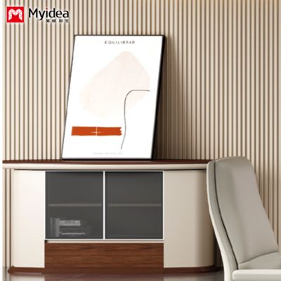 Conception personnalisée mur à sol，meuble de salon，meuble de rangement，meuble bas，meuble à thé pratique pour le bureau et la maison