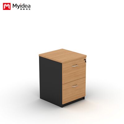 Combinaison de personnalisation Armoire fixe verrouillable pour le bureau, armoire basse de bureau simple avec tiroirs pour ranger des objets