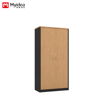 Armoire à bois pour le stockage de documents et de matériaux, armoire haute armoire de bureau modérée, armoire verrouillable pour entreprise